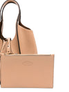 Tod's T Timeless Mini Leather Shopping Bag