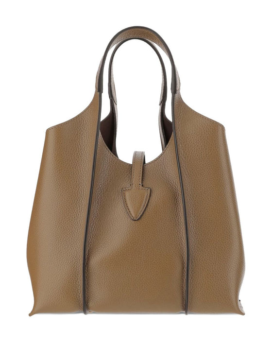 Tod's T Timeless Mini Leather Shopping Bag