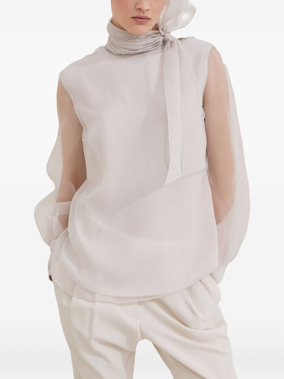 Brunello Cucinelli Top Ivory