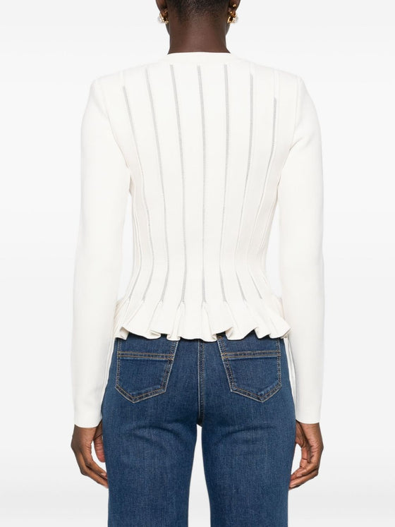 Elisabetta Franchi Sweaters White