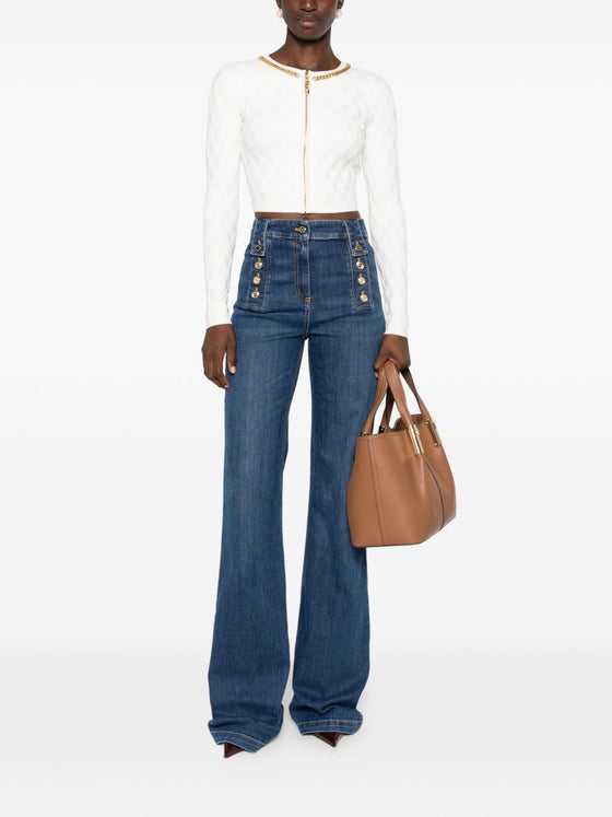 Elisabetta Franchi Sweaters Ivory