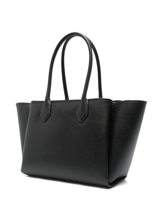 Emporio Armani Large shopper with palmellato finish