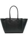 Emporio Armani Large shopper with palmellato finish