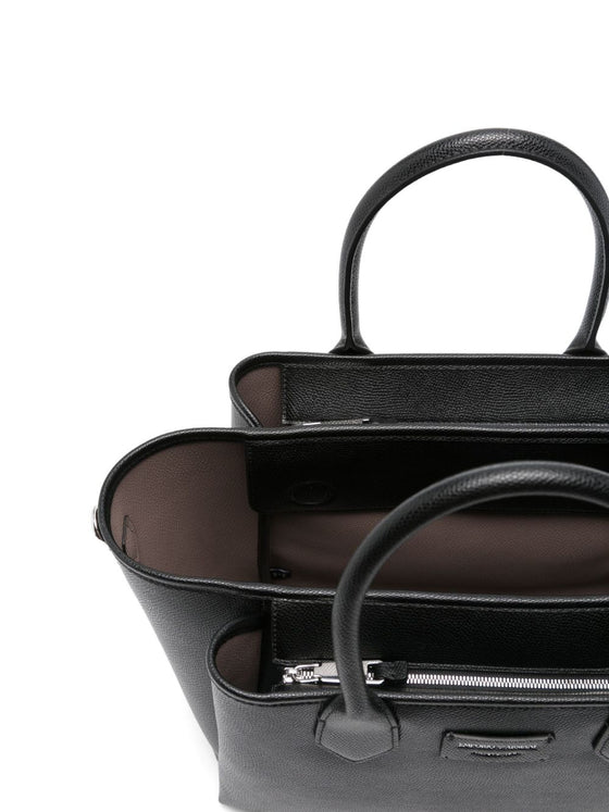 Emporio Armani Medium finish palmellato shopper