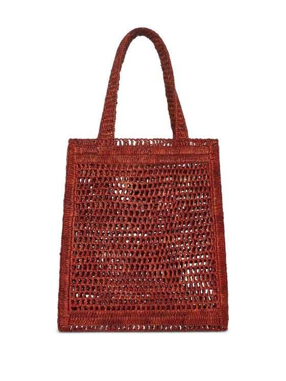 Chloé Summer Banana rafia tote