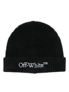 Off White wool beanie