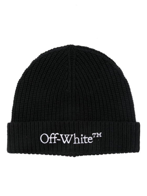Off White wool beanie