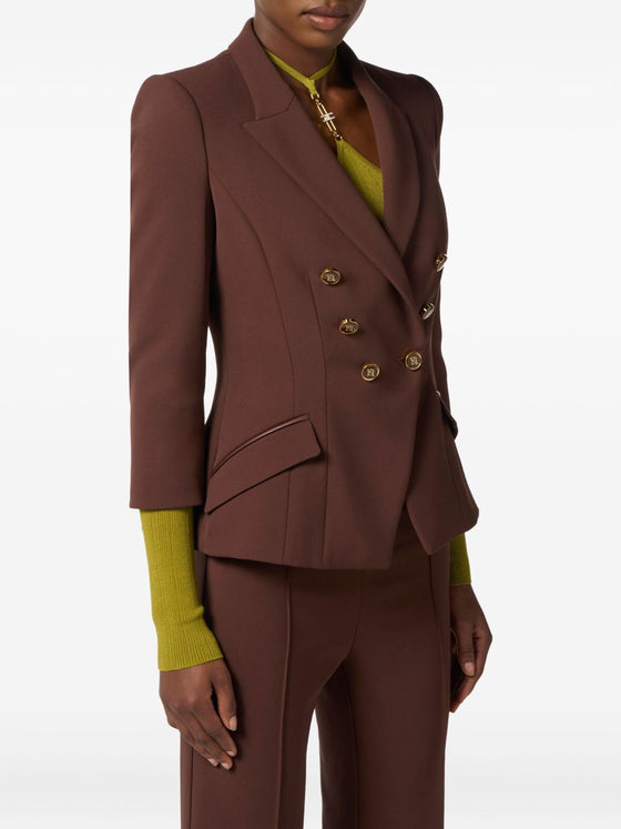 Elisabetta Franchi Jackets Brown