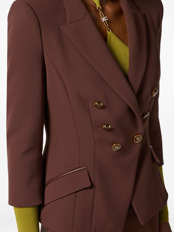 Elisabetta Franchi Jackets Brown