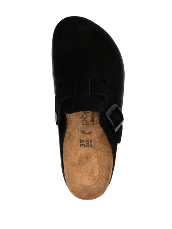 Birkenstock Boston chunky suede clogs