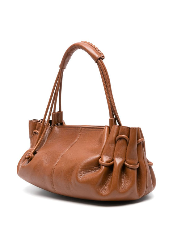 Hereu Pleated Shoulder Bag