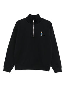  Maison Kitsuné Embroidered-logo sweatshirt