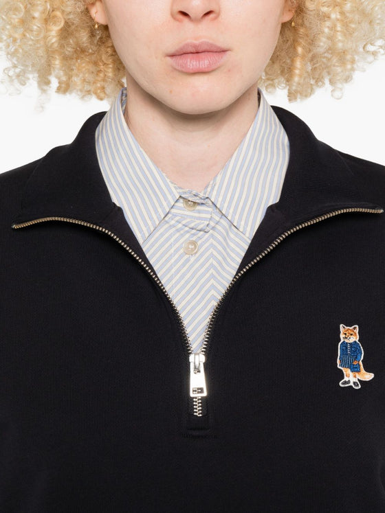 Maison Kitsuné Embroidered-logo sweatshirt