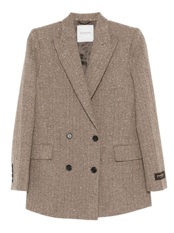 ERMANNO FIRENZE Jackets Brown