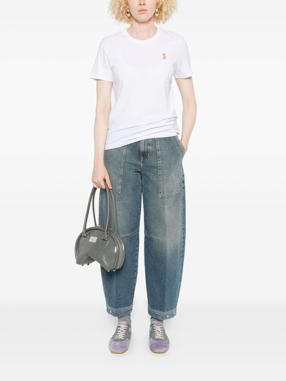 Maison Kitsuné Standing Fox T-shirt with embroidery