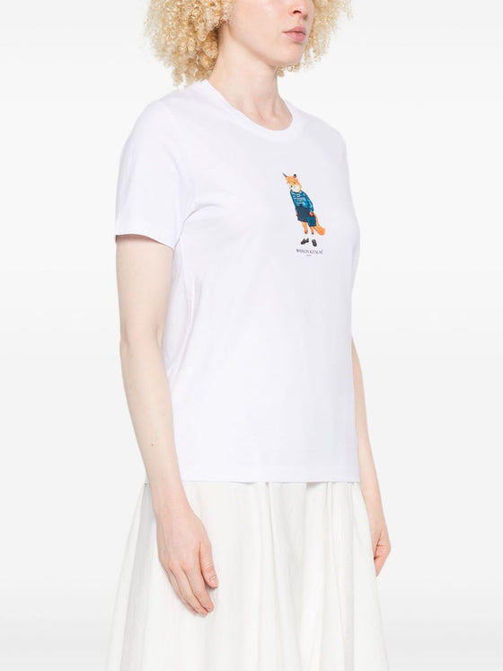 Maison Kitsuné Dressed Fox print cotton T-shirt