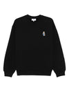 Maison Kitsuné Fox-embroidered cotton sweatshirt