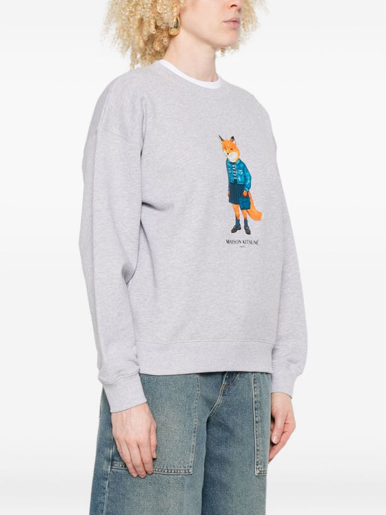 Maison Kitsuné Dressed Fox print sweatshirt