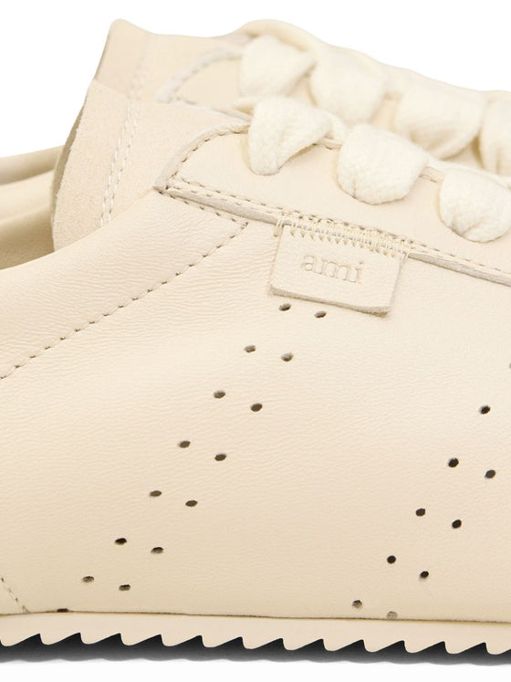 Ami Paris Sneakers Ivory