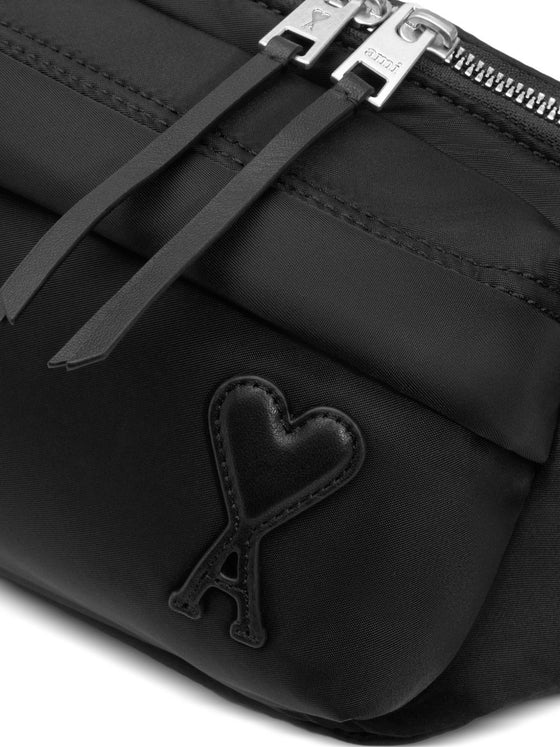 Ami Paris Nylon Canvas Marcel Bumbag