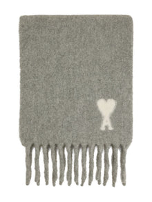  Ami Paris Ami De Coeur wool scarf