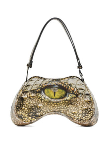  Diesel Play-Glossy shoulder bag with print
