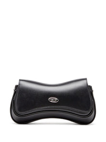  Diesel Play-Semi gloss leather clutch