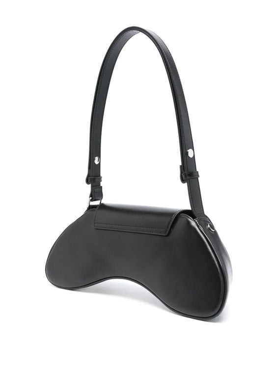 Diesel Play-Semi gloss leather clutch