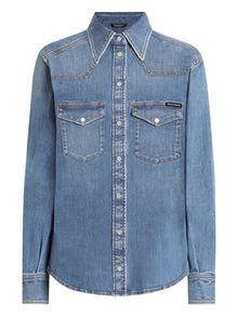  Dolce & Gabbana Shirts Clear Blue