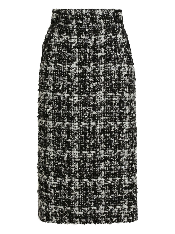 Dolce & Gabbana Wool blend midi skirt