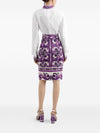 Dolce & Gabbana Cotton shirt with maiolica print