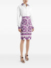 Dolce & Gabbana Cotton shirt with maiolica print