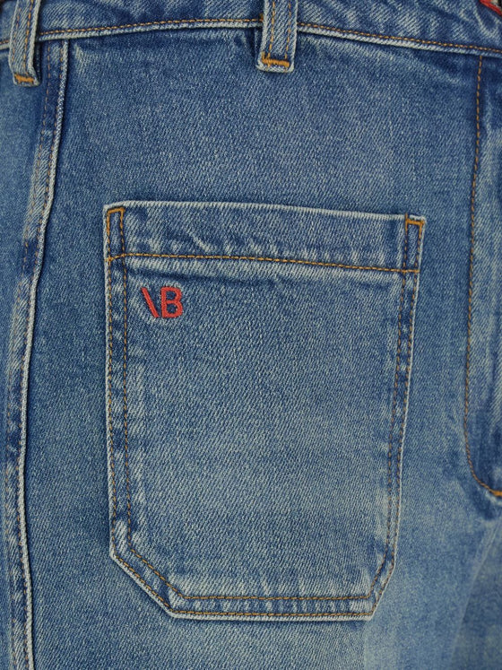 Victoria Beckham Jeans Clear Blue