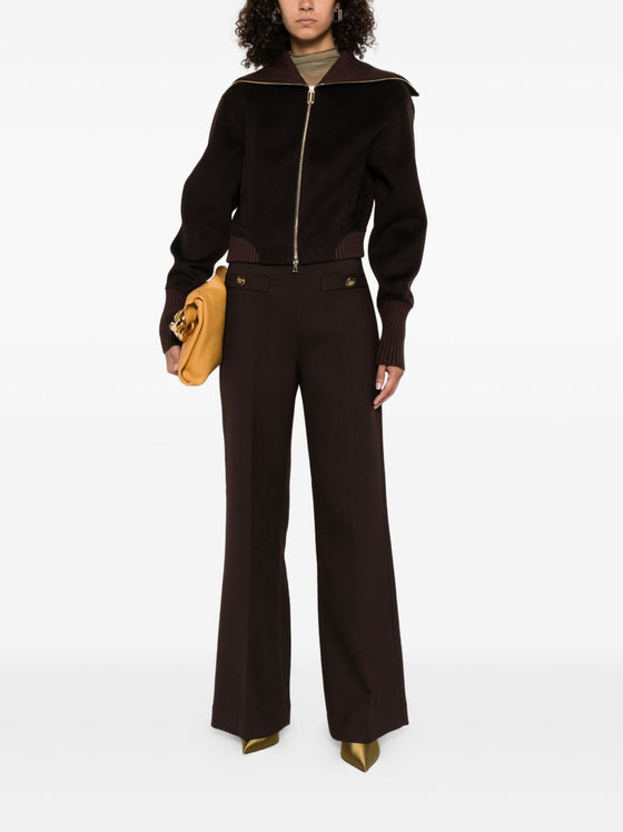 Victoria Beckham Coats Brown