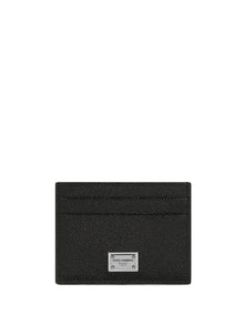  Dolce & Gabbana DG Logo leather card case