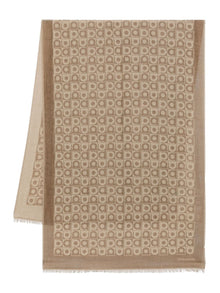  Ferragamo Gancini monogram-pattern scarf