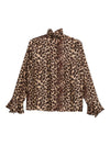 Alberto Biani Printed silk blouse