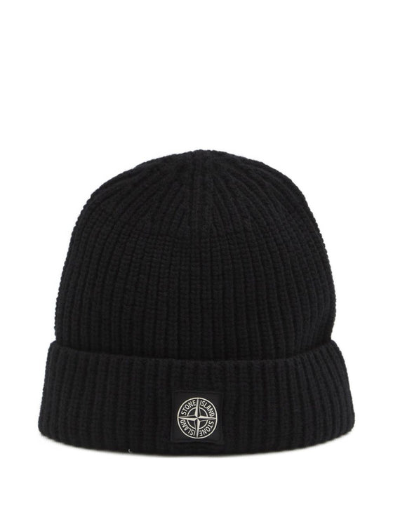 Stone Island Ribbed-knit beanie