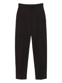  Alexander McQueen Pressed-crease tailored trousers