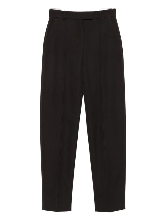 Alexander McQueen Pressed-crease tailored trousers