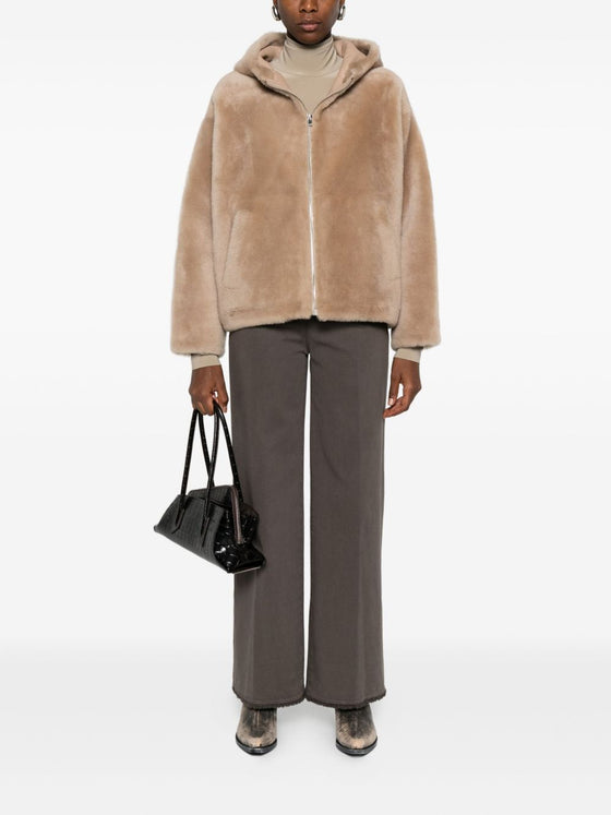 Via Masini 80 Trousers Brown