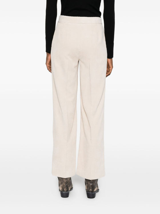 Via Masini 80 Trousers Beige