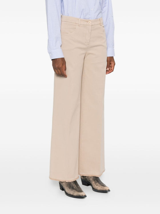 Via Masini 80 Trousers Beige