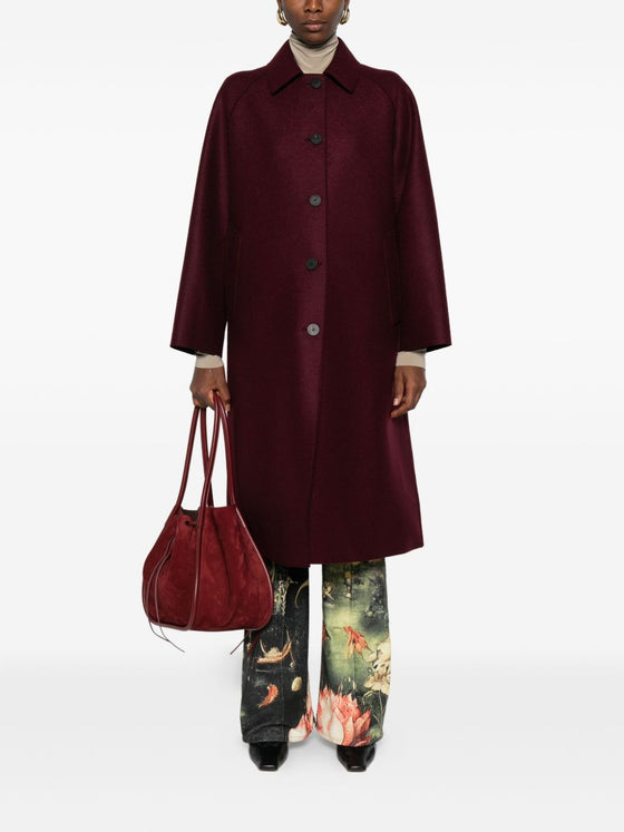 Harris Wharf London Coats Bordeaux