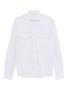  Brunello Cucinelli Shirts Light Grey