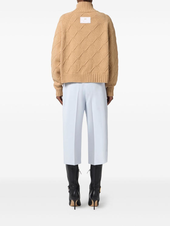Elisabetta Franchi Sweaters Beige
