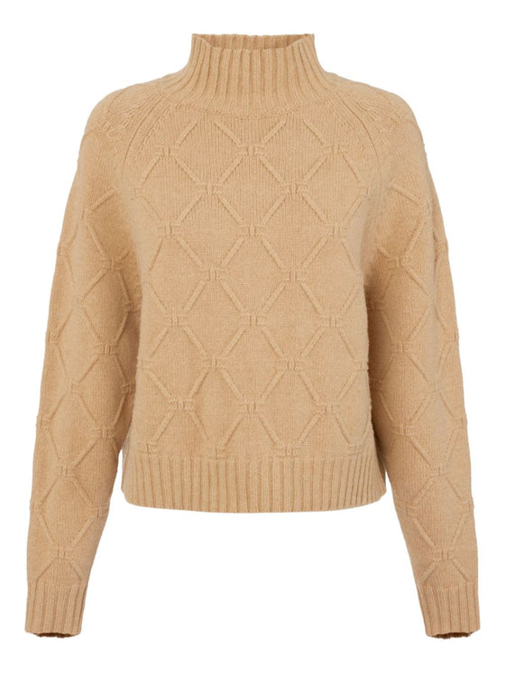 Elisabetta Franchi Sweaters Beige