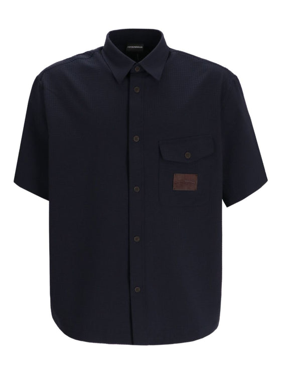Emporio Armani Patch-pocket short-sleeve shirt