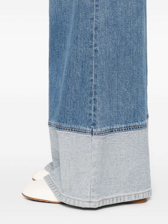 Alice + Olivia Jeans Clear Blue