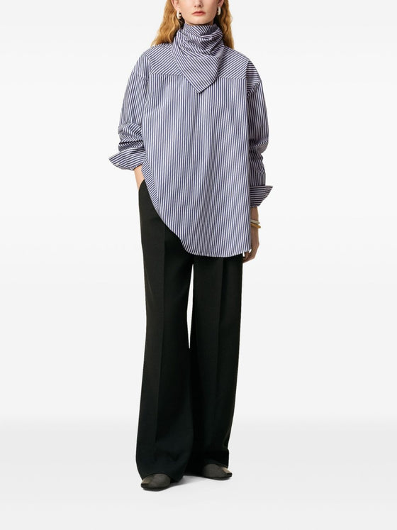 Ami Paris Shirts Clear Blue